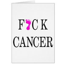 f*ck cancer soft text cards