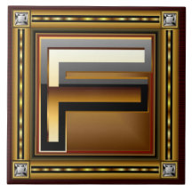 F Monogram Premium Best viewed large. see notes Ceramic Tile