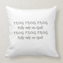 F.R.O.G. 4 American MoJo Pillow