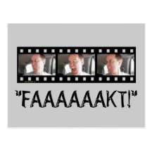 "FAAAAKT!" POSTCARD