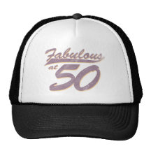 Fabulous at 50 Birthday Hat