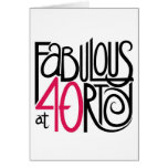 Fabulous at Forty Card