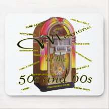 Fabulous fifties juke box mouse pad