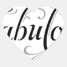 Fabulous Heart Sticker