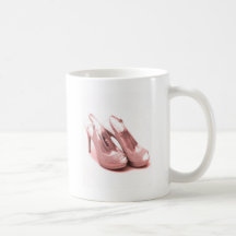 Fabulous Pink Glitter Stilettos Coffee Mug
