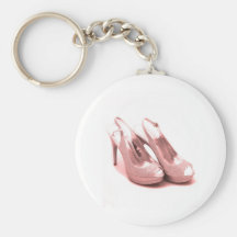 Fabulous Pink Glitter Stilettos Keychain