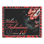 Fabulous & Sweet 18 - Vickie Personalized Announcements
