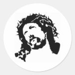 Face of Jesus Stickers