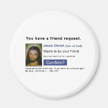 Facebook jesus fridge magnets