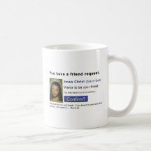 Facebook jesus mug