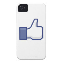 facebook LIKE thumb up Case-Mate iPhone 4 Cases