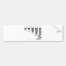 facial hair bumper stickers