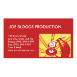factory production worker wrench turning screw business card templates