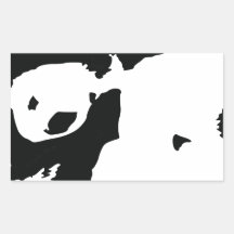 fading skull rectangle stickers