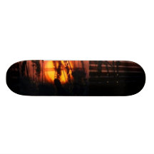 "Fading Sunset" Skateboard Deck