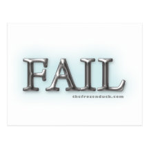Fail Post Card