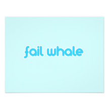 fail whale personalised invitation