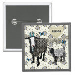 Fainting Goat Mum's Love Button buttons