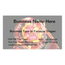 Fair Ride Spinning Colours Red and yellow Business Cards