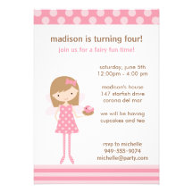 Fairy Birthday Party Invitation