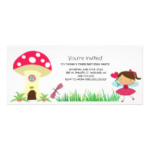 Fairy Birthday Party Invitations