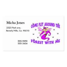 Fairy Flit Around The Forest Business Cards
