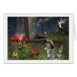 fairy forest greeting card