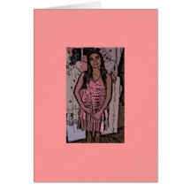 Fairy girl greeting card