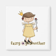 Fairy Godmother Fridge Magnets