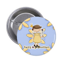 Fairy Godmother Pinback Button