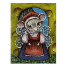 Fairy mouse postcards