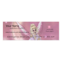 Fairy on the Moon Profile Cards Business Card Templates