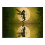 Fairy reflect postcard
