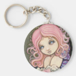 fairy rose keychain
