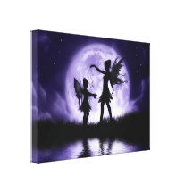 Fairy Sisters Wrapped Canvas Canvas Prints