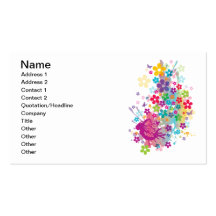 FAIRY_TAIL BUSINESS CARD TEMPLATE