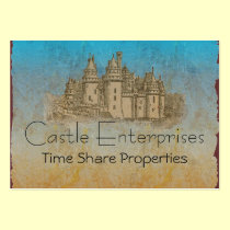 Fairy Tale Castle Business Cards business cards