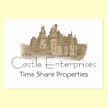 Fairy Tale Castle Business Cards business cards