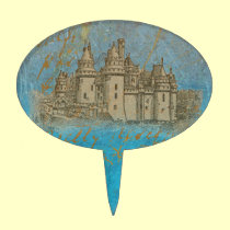 Fairy Tale Castle & Fleur de lis cake picks