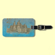 Fairy Tale Castle & Fleur de lis luggage tags