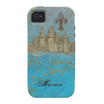 Fairy Tale Castle & Fleur de lis Vibe iPhone 4 Cover