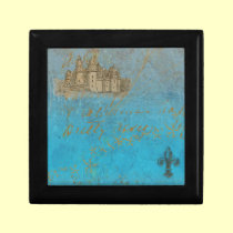 Fairy Tale Castle & Fleur de lis gift boxes