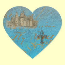 Fairy Tale Castle & Fleur de lis stickers