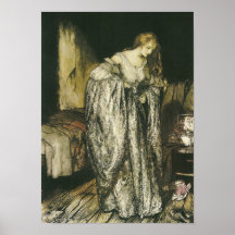 Fairy Tale Sparkle Dress by Arthur Rackham Posters