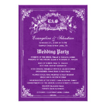 Fairy Tale Storybook Wedding Programs Announcements