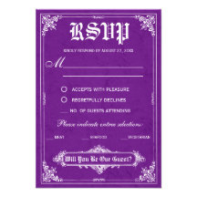Fairy Tale Storybook Wedding RSVP Cards
