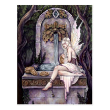 Fairy Wishing Well Post Cards