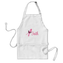 Faith Breast Cancer Awareness Aprons