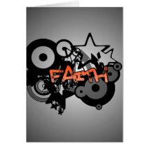 FAITH Graffiti Art Greeting Cards