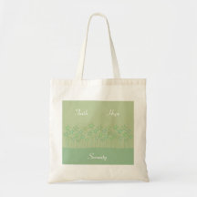 Faith Hope Serenity flower bag